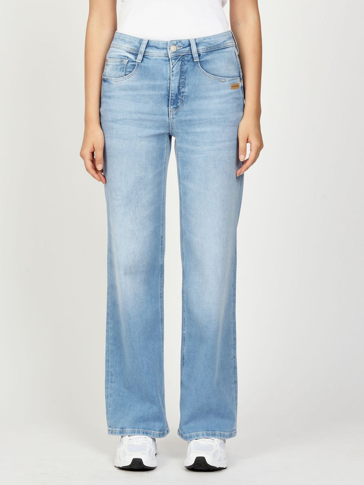 Jeans Amelie Wide Fit  Bleached Blue Wash