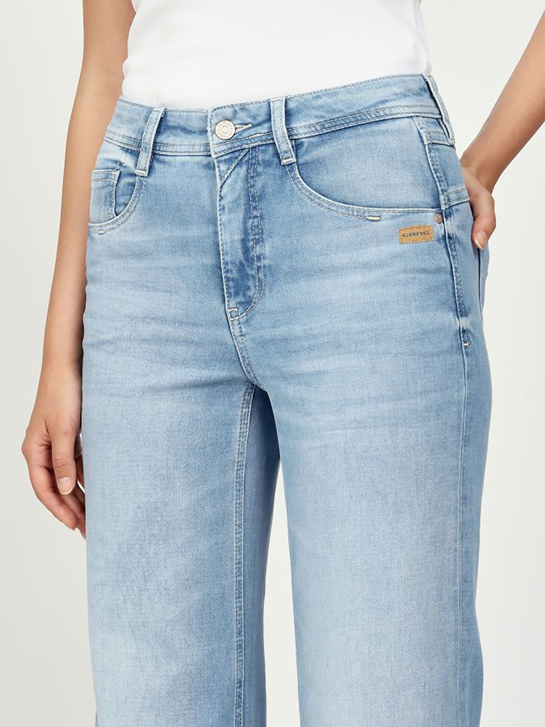 Jeans Amelie Wide Fit  Bleached Blue Wash