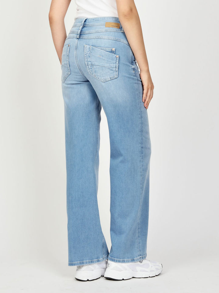 Jeans Amelie Wide Fit  Bleached Blue Wash