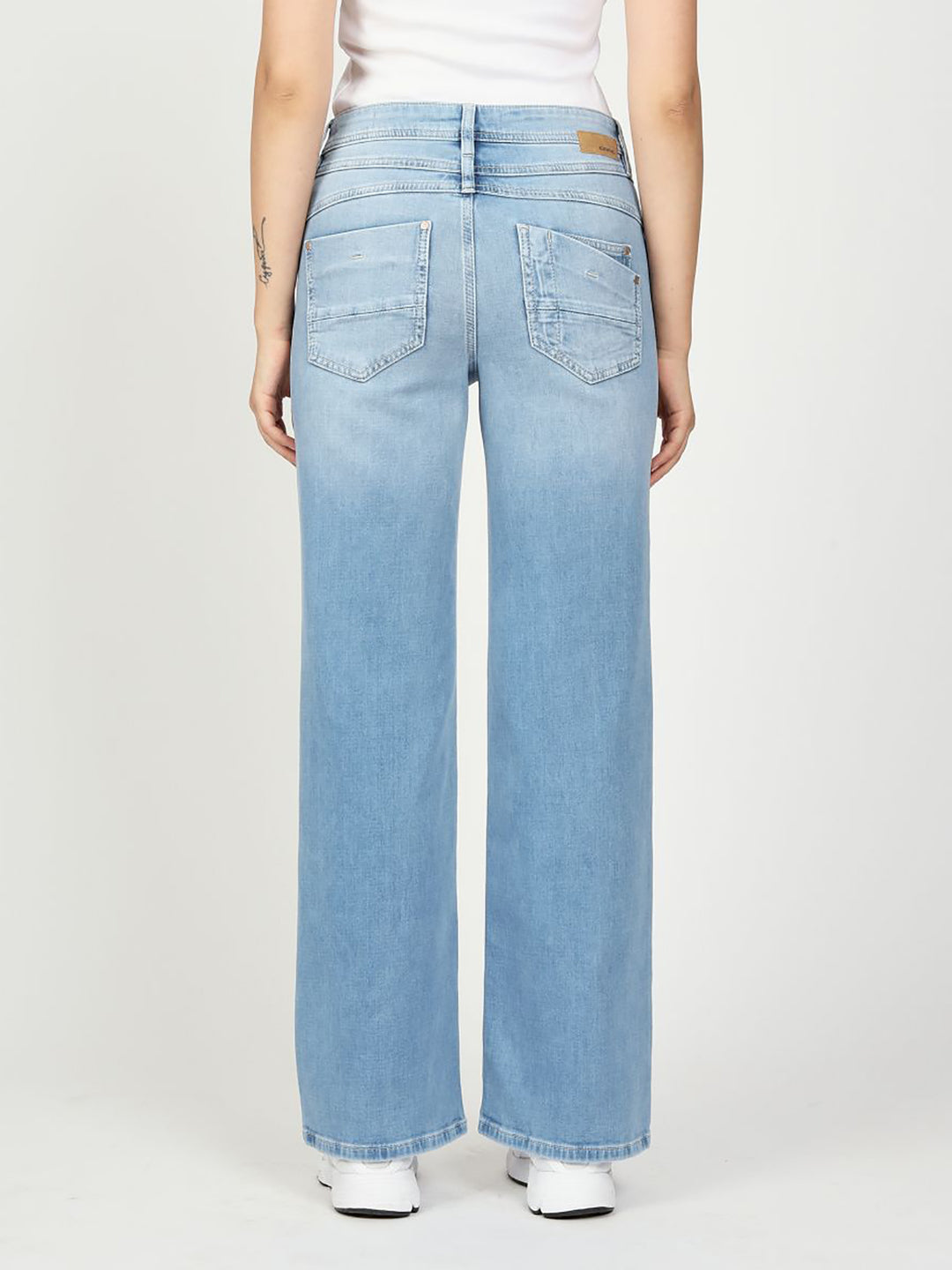 Jeans Amelie Wide Fit  Bleached Blue Wash