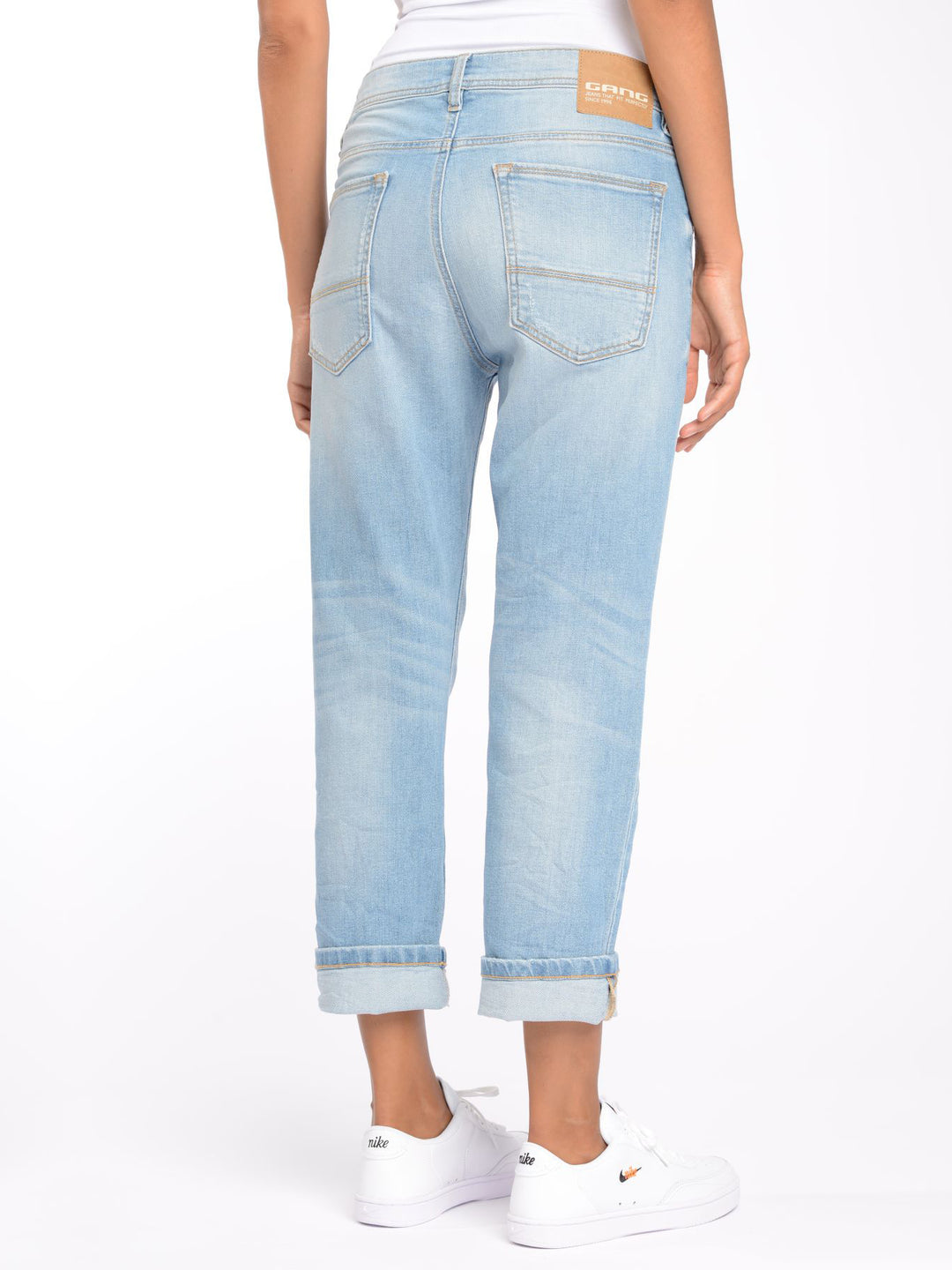 Jeans Nica Cropped Light Blue Destroy