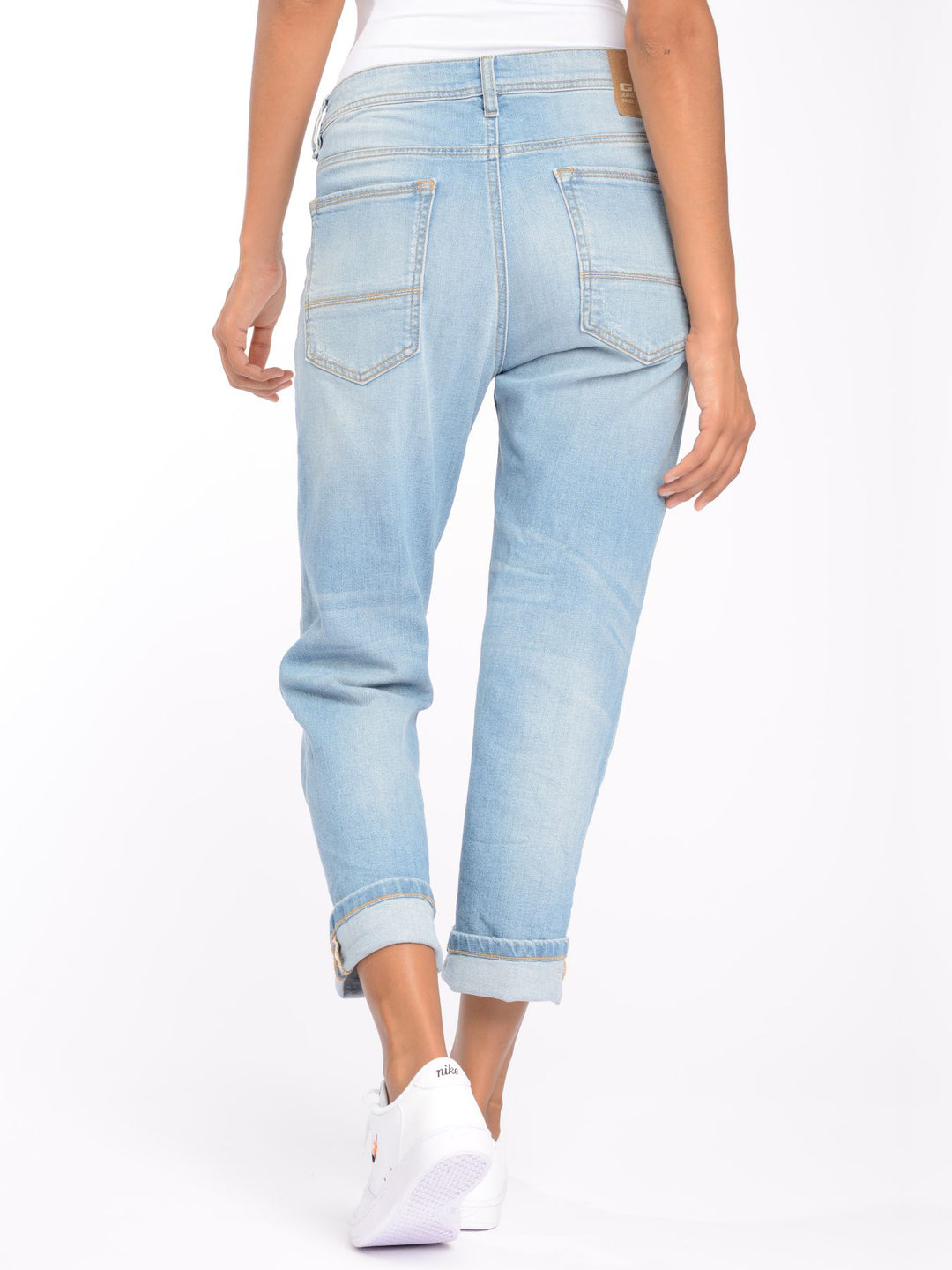 Jeans Nica Cropped Light Blue Destroy