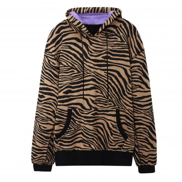 Hoddy Zebra Schwarz Braun