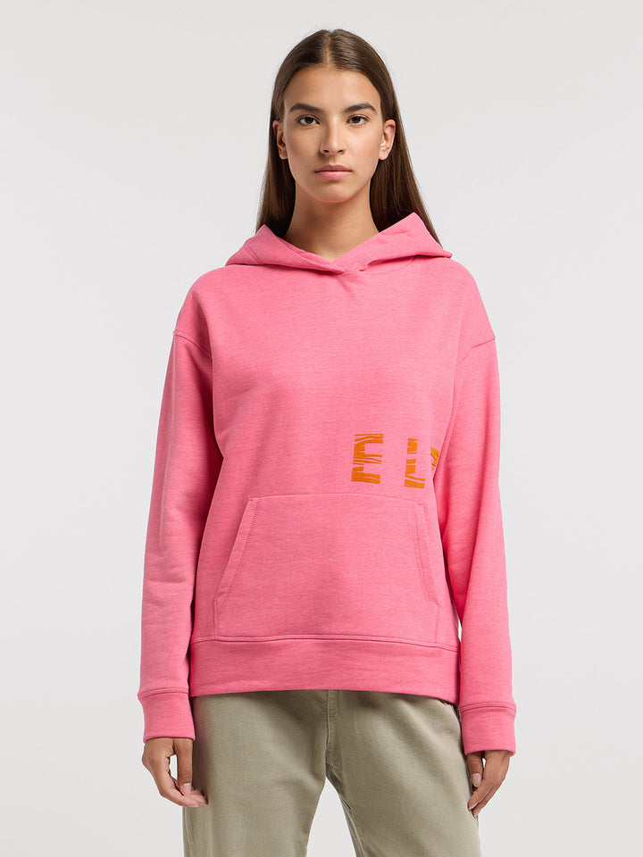 Hoodie Nordika Pink Yarrow Melange