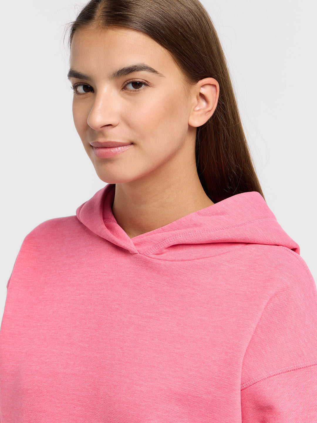 Hoodie Nordika Pink Yarrow Melange