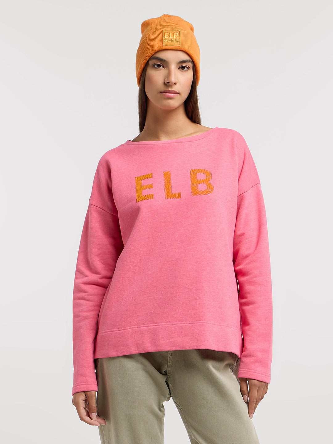 Sweatshirt Aruna Pink Yarrow Melange