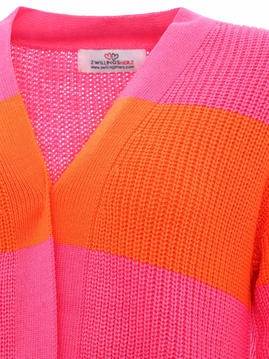 Longcardigan Katja Pink Orange