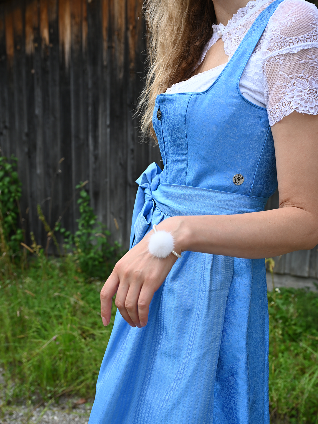 Dirndl Zora in Malibu Blue