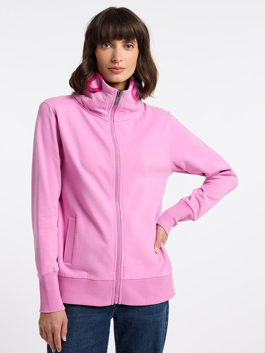 Mauve Elbsand Modafein Pink – Fashion bei Alvis erhältlich Modafein Sweatjacke