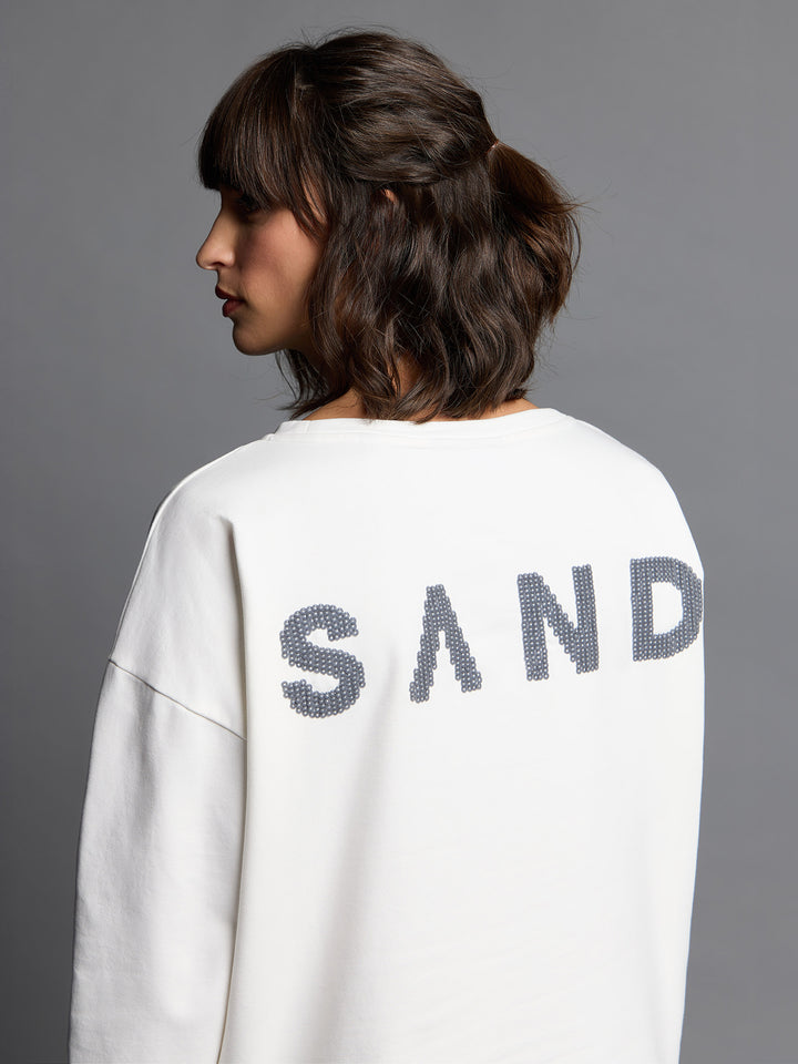 Sweatshirt Alaia Cloud White