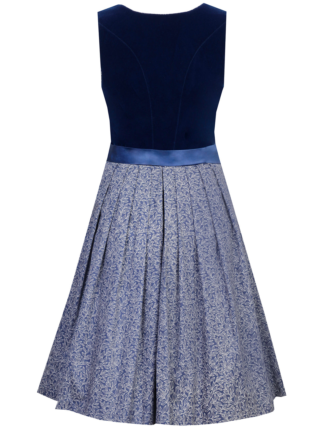 Samtdirndl Elisabeth in Blau