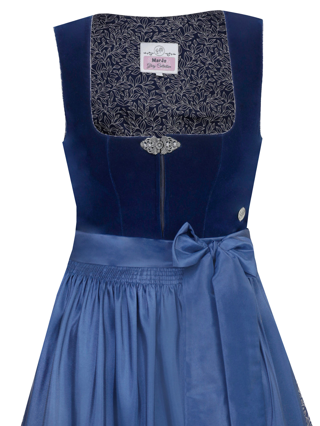 Samtdirndl Elisabeth in Blau