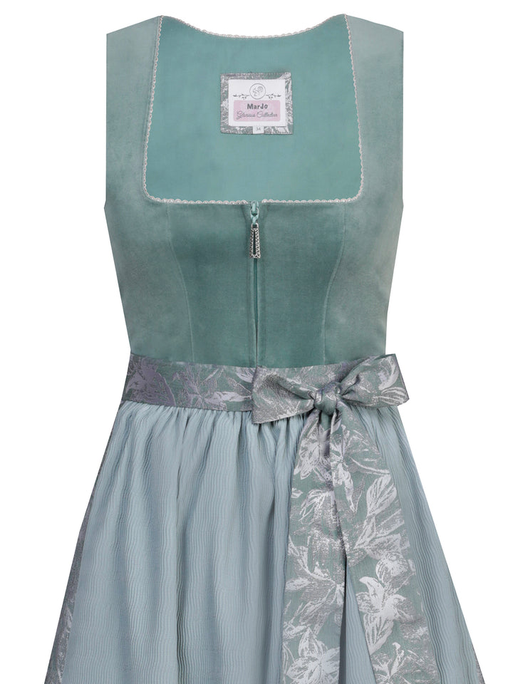 Dirndl Irsee in Jade-Cloud