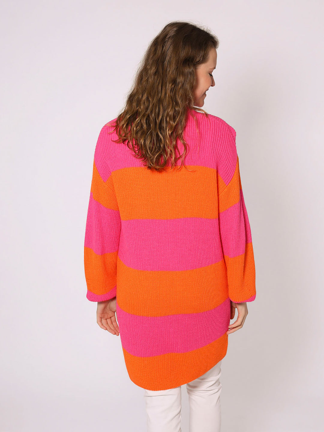 Longcardigan Katja Pink Orange