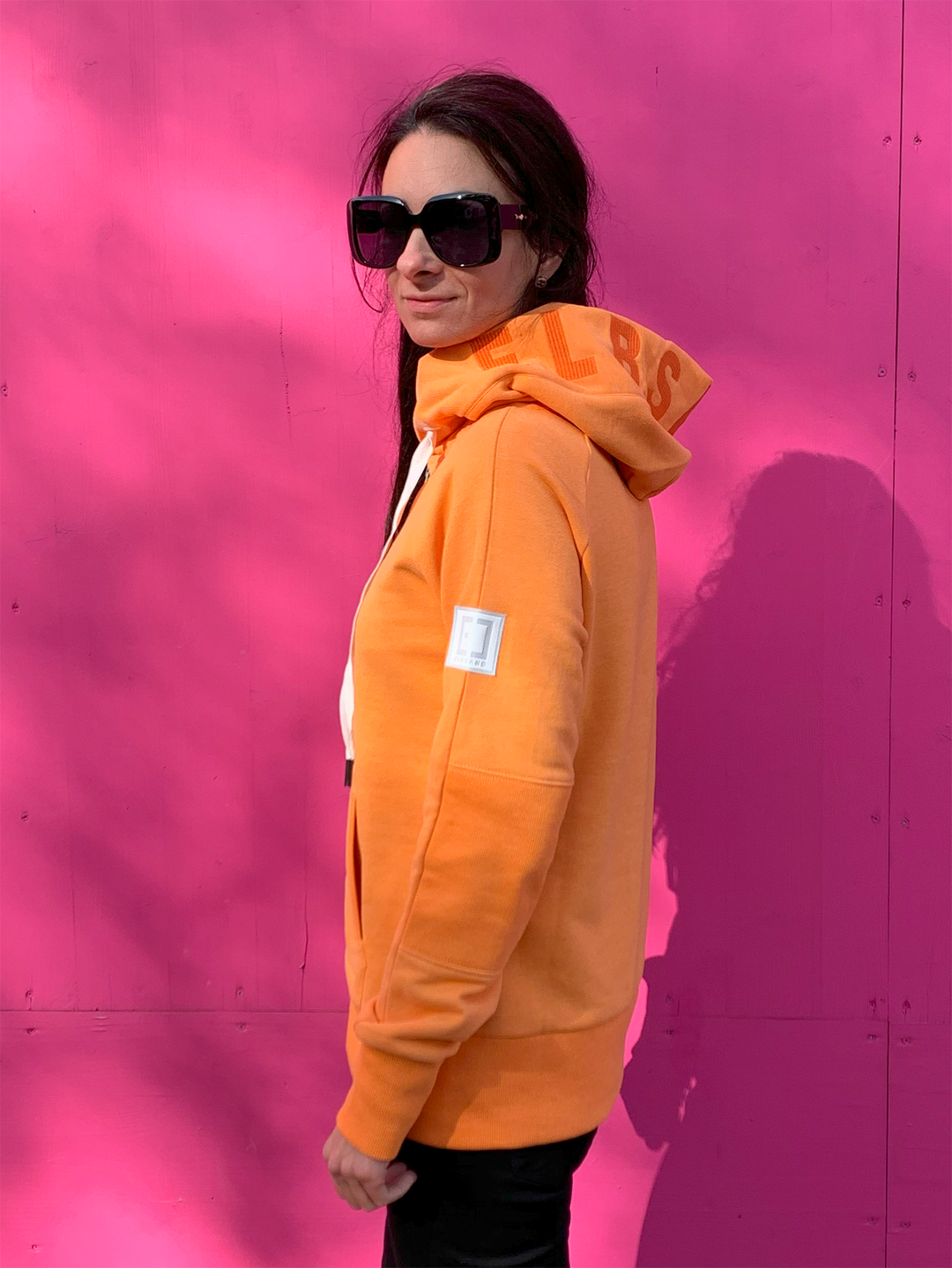 Hood Jacket Kelina Sunset Orange Melange