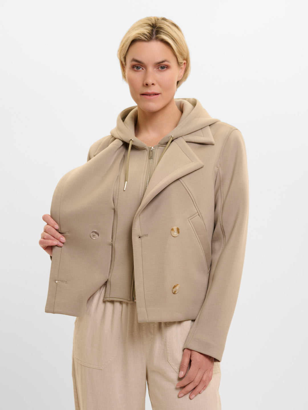 Kurzjacke Jennifer Dusty Khaki