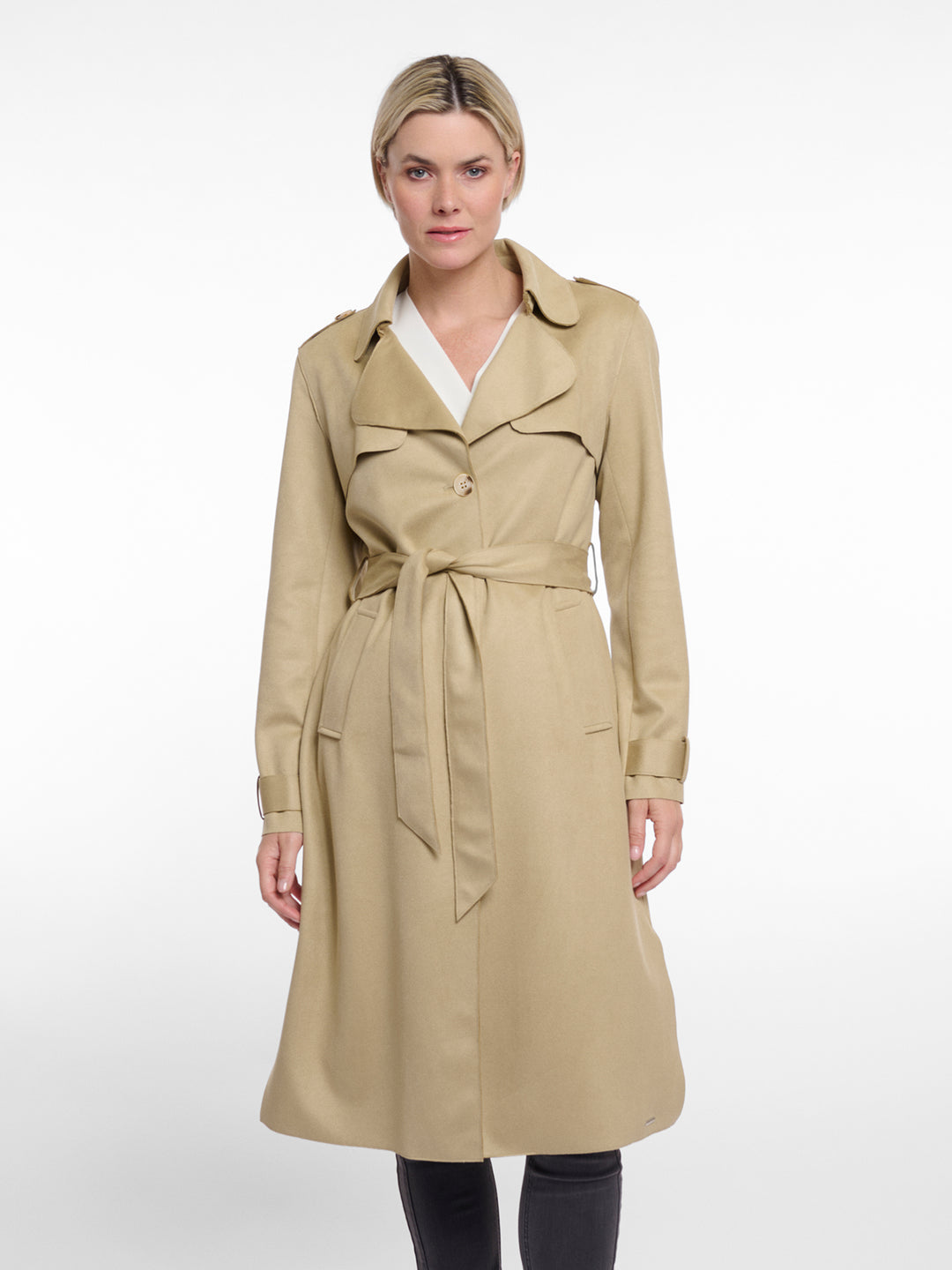 Trenchcoat Nula Pale Camel