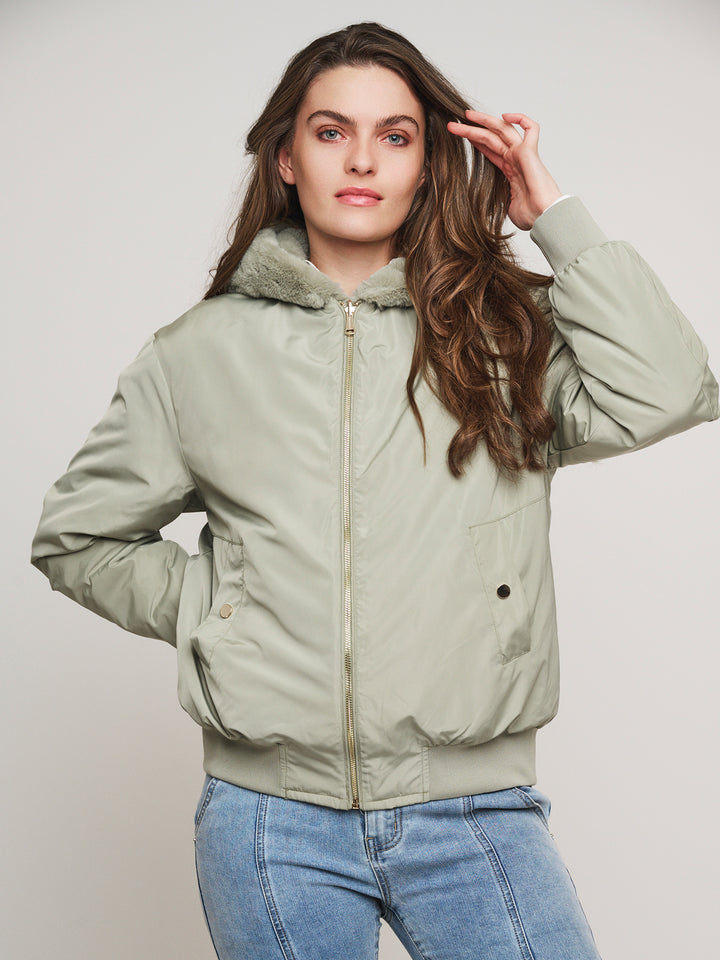 Bomberjacke Rubia Artichoke zum Wenden