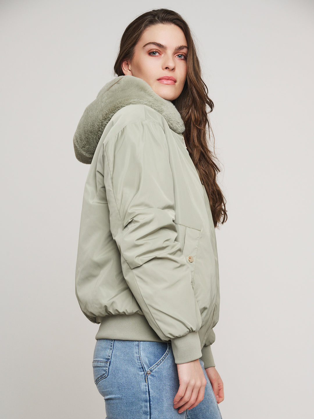 Bomberjacke Rubia Artichoke zum Wenden