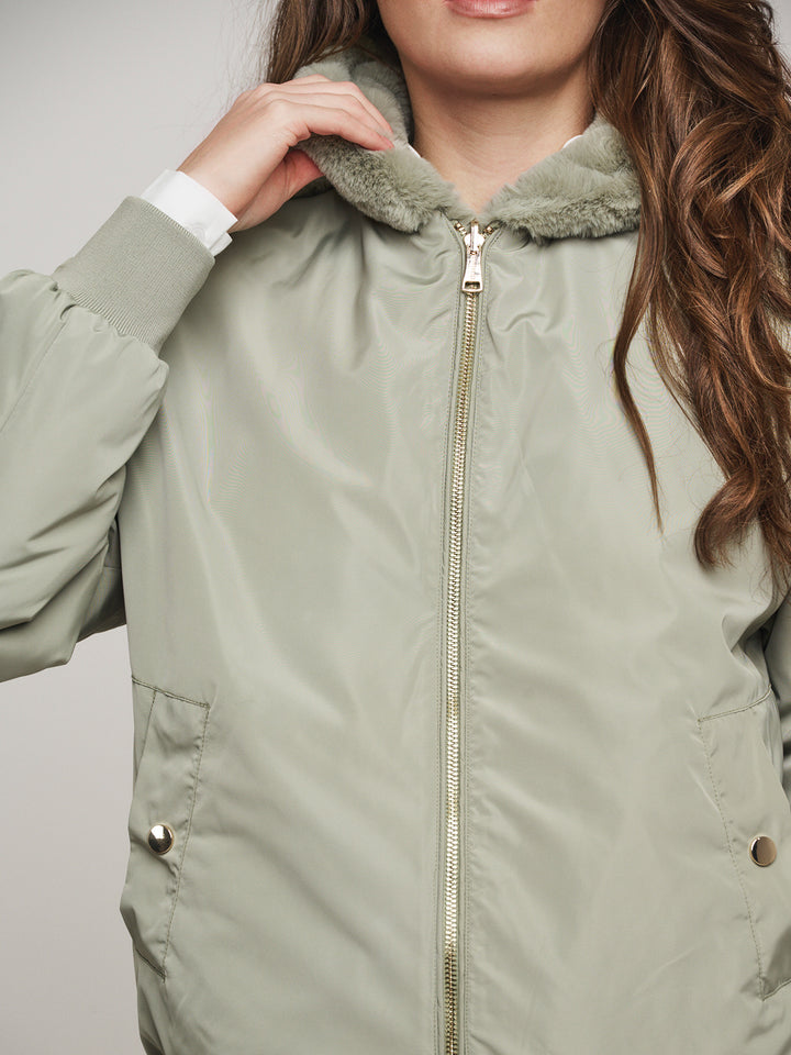 Bomberjacke Rubia Artichoke zum Wenden