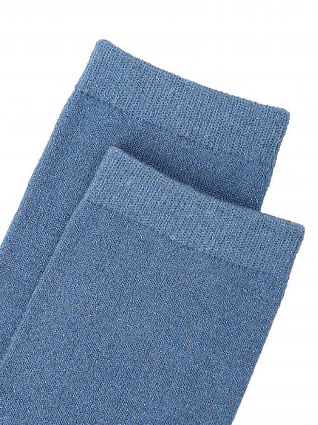 Socken Lurex Blue mit Clutch