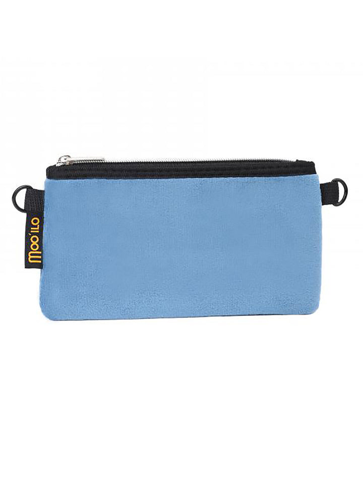 Socken Lurex Blue mit Clutch