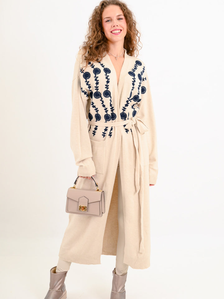 Longcardigan Ranke Beige