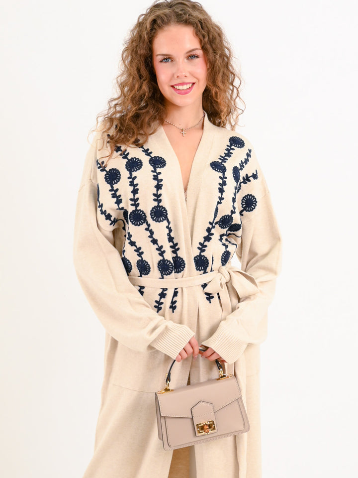 Longcardigan Ranke Beige