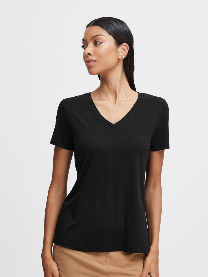 Byrexima VNeck TShirt Black