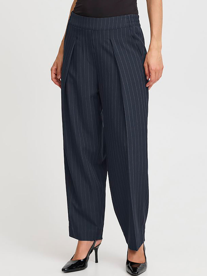 Hose BYMMIDDE Navy Pinstripe