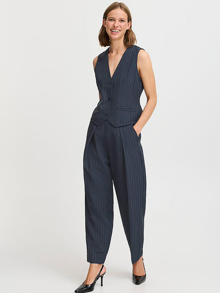 Azugweste BYMMIDDE Pinstripe Navy